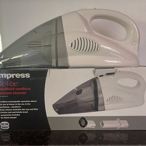 imPRESS Cordless Handheld Vacuum - White and Black